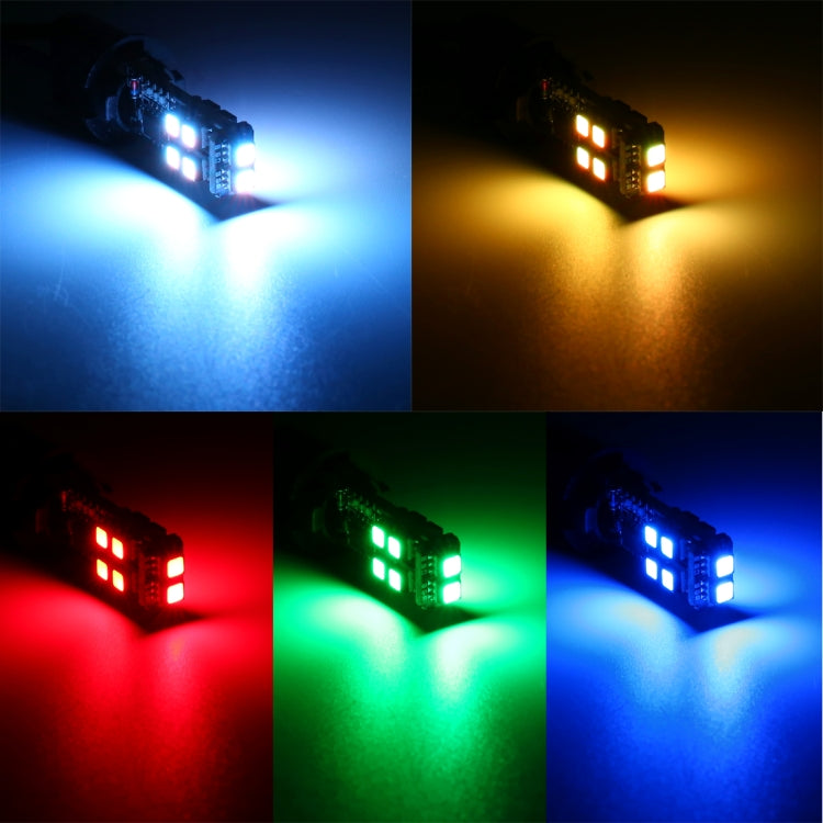 2 PCS W5W 194 T10 Multi Colors 10 SMD 3535 LED Car Clearance Light Marker Light with Remote Control, DC 12V - Clearance Lights by PMC Jewellery | Online Shopping South Africa | PMC Jewellery | Buy Now Pay Later Mobicred