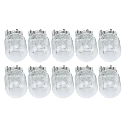 10 PCS 7443 3W Car Turn Light with Glass Shell, DC 12V (Warm White) - Arrow Turn Lights by PMC Jewellery | Online Shopping South Africa | PMC Jewellery | Buy Now Pay Later Mobicred