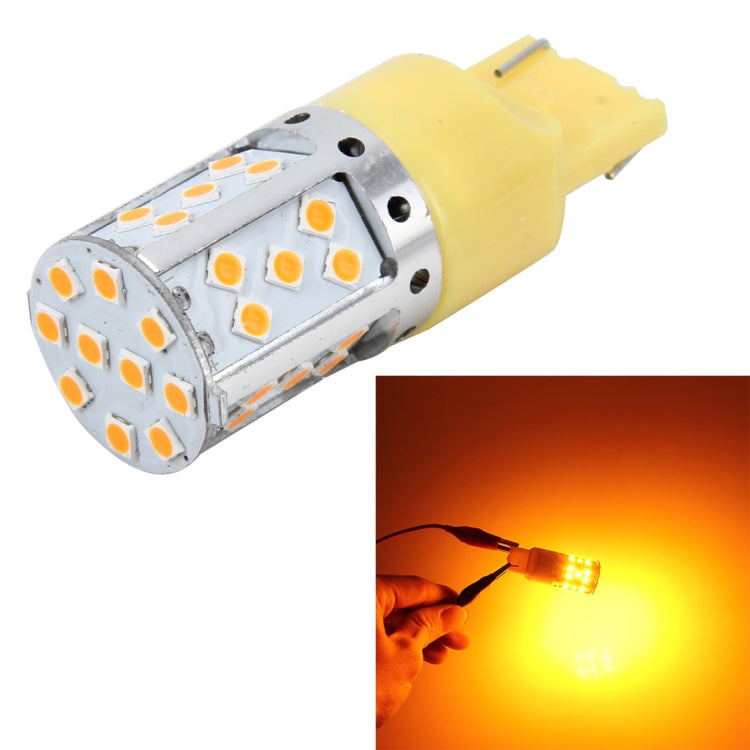 7440 DC 12V 18W Car Auto Turn Light  Backup Light with 35LEDs SMD-3030 Lamps (Yellow Light) - Arrow Turn Lights by PMC Jewellery | Online Shopping South Africa | PMC Jewellery | Buy Now Pay Later Mobicred