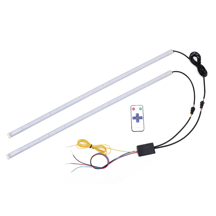 2 PCS 60cm DC12V 19W Ultra-thin Car Colorful Turn Lights / Running Lights SMD-5050 LED Bulbs - Running Lights by PMC Jewellery | Online Shopping South Africa | PMC Jewellery | Buy Now Pay Later Mobicred