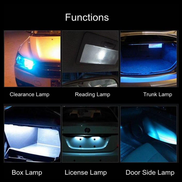 2 PCS T10 / W5W / 168 / 194 DC12V 1.2W 6000K 80LM 33LEDs SMD-3014 Car Reading Lamp Clearance Light, with Decoder - Clearance Lights by PMC Jewellery | Online Shopping South Africa | PMC Jewellery | Buy Now Pay Later Mobicred