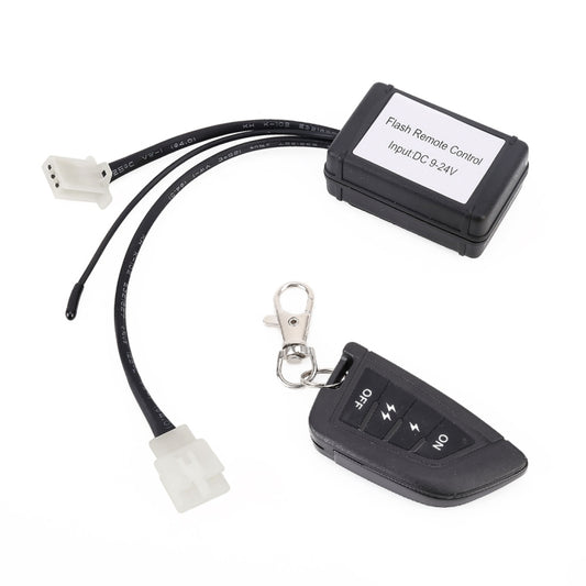 Universal Car 3 PIN DC 9-24V LED Light Strobe Flash Remote Control - Car Light Accessories by PMC Jewellery | Online Shopping South Africa | PMC Jewellery | Buy Now Pay Later Mobicred