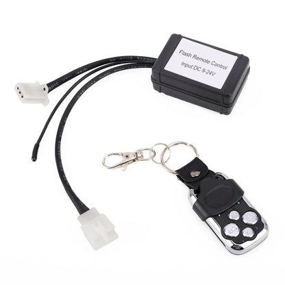 Universal Car 3 PIN DC 9-24V LED Light Strobe Flash Remote Control - Car Light Accessories by PMC Jewellery | Online Shopping South Africa | PMC Jewellery | Buy Now Pay Later Mobicred