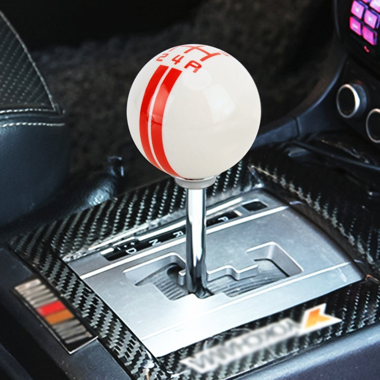 Universal Vehicle Ball Shape Modified Resin Shifter Manual 5-Speed Gear Shift Knob(Red) - Shift Knob by PMC TechLife | Online Shopping South Africa | PMC TechLife | Buy Now Pay Later Mobicred