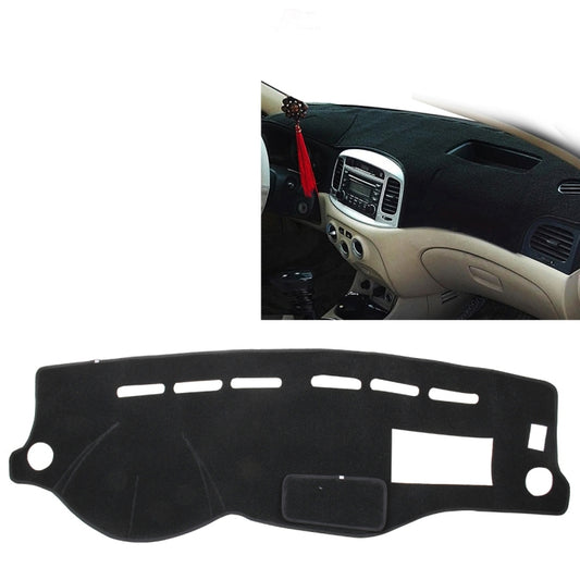 Dark Mat Car Dashboard Cover Car Light Pad Instrument Panel Sunscreen for Modern Accent (Please note the model and year) - Sound & Heat Insulation Cotton by PMC Jewellery | Online Shopping South Africa | PMC Jewellery | Buy Now Pay Later Mobicred