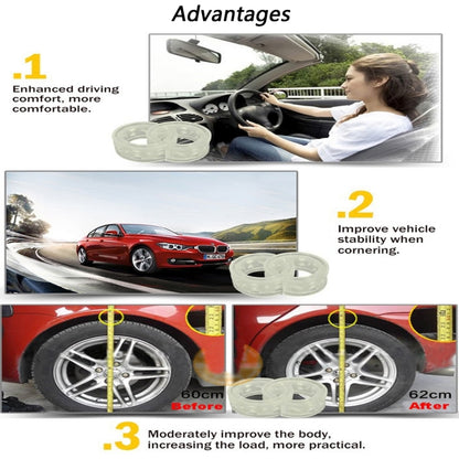 2 PCS Car Auto A Type Shock Absorber Spring Bumper Power Cushion Buffer, Spring Spacing: 47mm, Colloid Height: 80mm - Power Cushion by PMC Jewellery | Online Shopping South Africa | PMC Jewellery