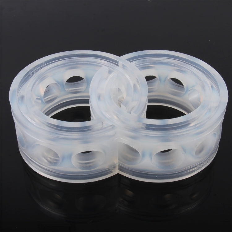 2 PCS Car Auto D Type Shock Absorber Spring Bumper Power Cushion Buffer, Spring Spacing: 22mm, Colloid Height: 43mm - Power Cushion by PMC TechLife | Online Shopping South Africa | PMC TechLife | Buy Now Pay Later Mobicred