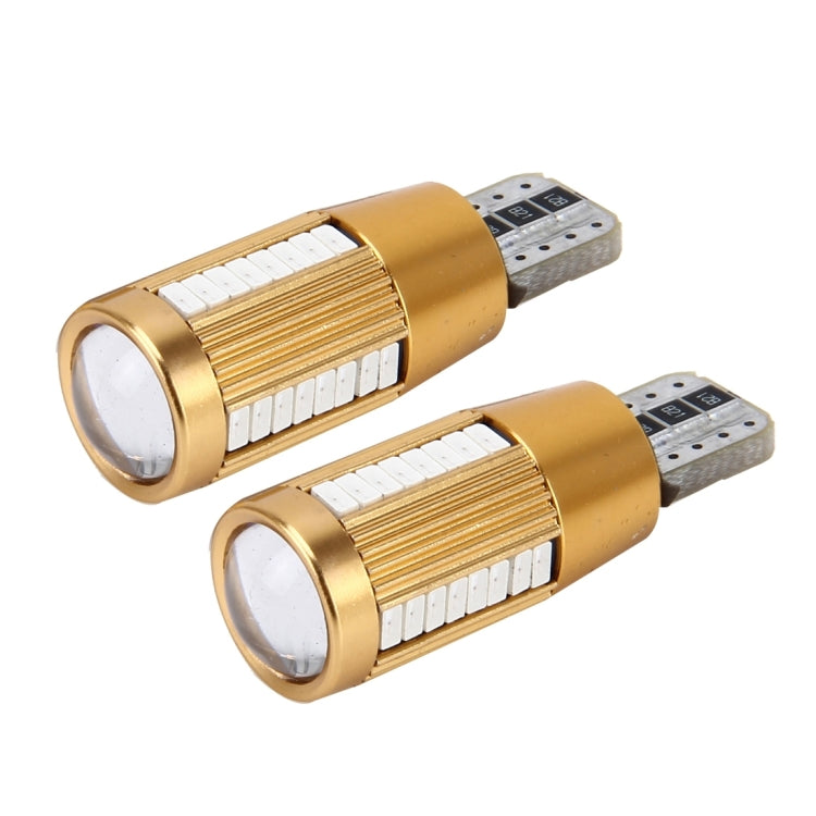 2 PCS T10 2W Constant Current Car Clearance Light with 38 SMD-3014 Lamps, DC 12-16V(Red Light) - Clearance Lights by PMC Jewellery | Online Shopping South Africa | PMC Jewellery | Buy Now Pay Later Mobicred