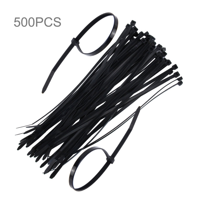 500 PCS 5mm*250mm Nylon Cable Ties(Black) - Booster Cable & Clip by PMC TechLife | Online Shopping South Africa | PMC TechLife | Buy Now Pay Later Mobicred