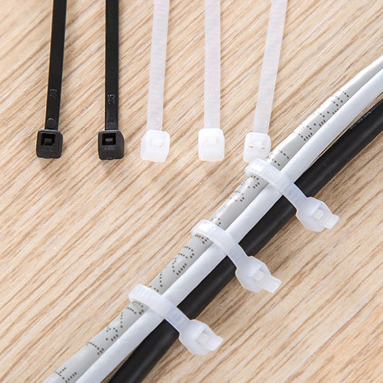 250 PCS 8mm*300mm Nylon Cable Ties(Black) - free shipping - PMC TechLife - Order now!
