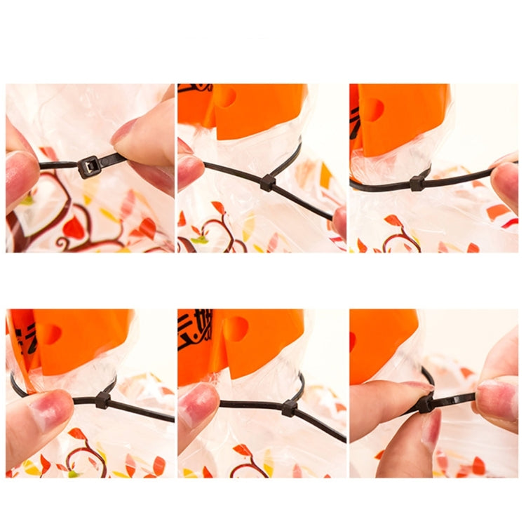 250pcs /Pack 5mm*300mm Nylon Cable Ties(White) - Booster Cable & Clip by PMC TechLife | Online Shopping South Africa | PMC TechLife | Buy Now Pay Later Mobicred