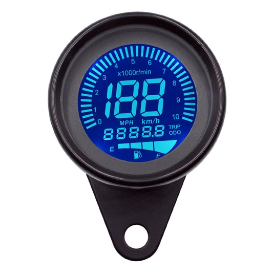 CS-636B1 Motorcycle Multi-functional Modification Instrumentation Motorcycle Odometer Speedometer Tachometer Oil Gauge (Black) - Electrical Instruments by PMC Jewellery | Online Shopping South Africa | PMC Jewellery | Buy Now Pay Later Mobicred