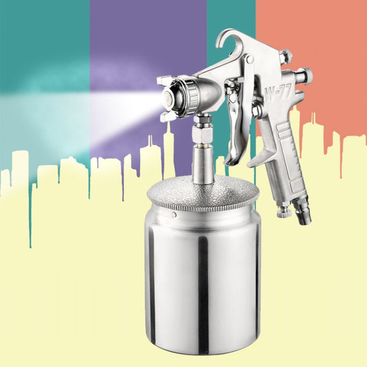 W-77 Paint Spray Gun Sprayer lower Pot Pneumatic Tool for Home Car, Hole diameter: 3mm - Others by PMC Jewellery | Online Shopping South Africa | PMC Jewellery | Buy Now Pay Later Mobicred