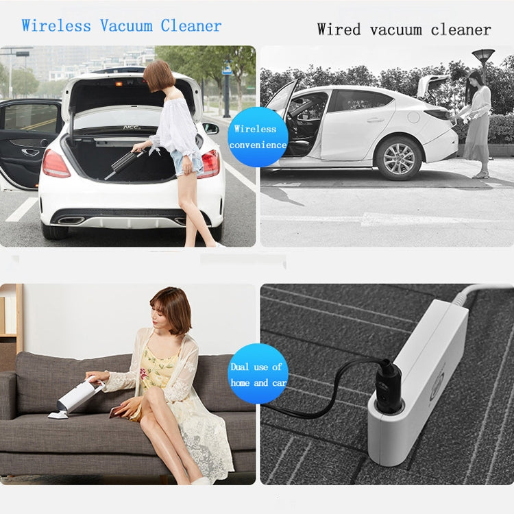Car Portable Wireless 120W Handheld Powerful Vacuum Cleaner (Black) - Vacuum Cleaner by PMC TechLife | Online Shopping South Africa | PMC TechLife | Buy Now Pay Later Mobicred