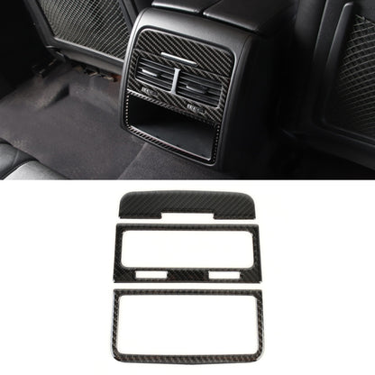 3 PCS Car Carbon Fiber Rear Air Outlet Decorative Sticker for Volkswagen Touareg 2011-2018 - Car Interior Mouldings by PMC Jewellery | Online Shopping South Africa | PMC Jewellery | Buy Now Pay Later Mobicred