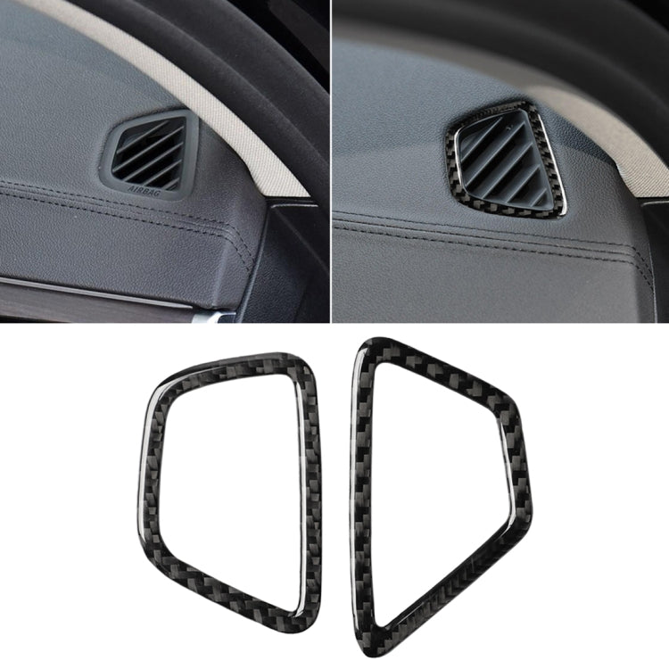 Car Carbon Fiber Instrument Air Vent Frame Decorative Sticker for BMW 5 Series G38 528Li / 530Li / 540Li 2018, Left Drive - Car Interior Mouldings by PMC Jewellery | Online Shopping South Africa | PMC Jewellery | Buy Now Pay Later Mobicred