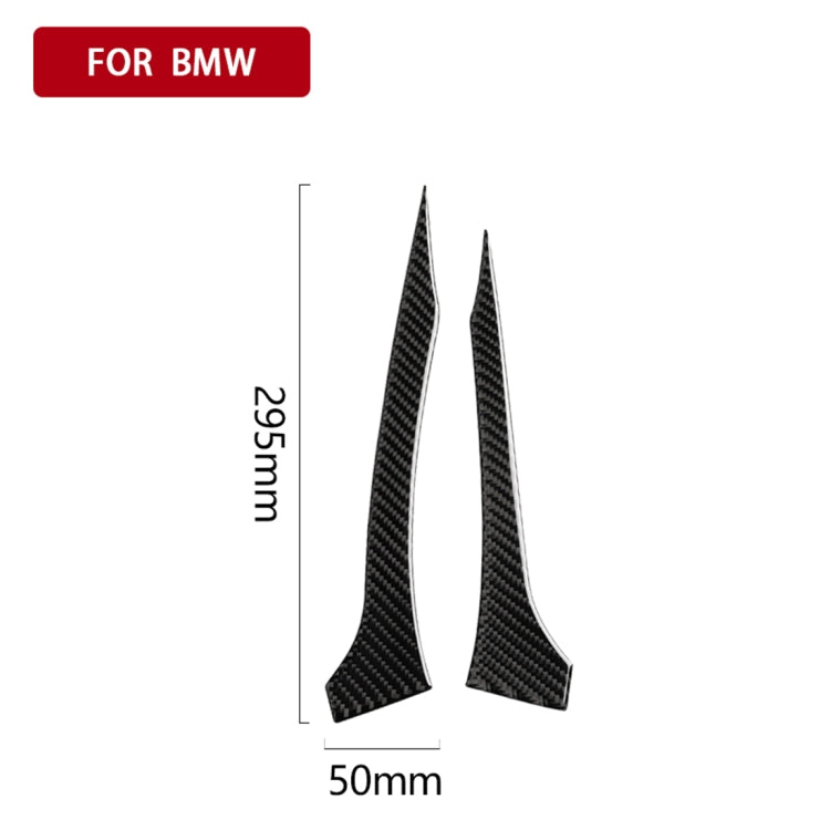 2 PCS Car Carbon Fiber Rearview Mirror Bumper Strip Decorative Sticker for BMW G30 (2018-2019) / G11 (2016-2019), Left Drive without Lens - Anti Collision Sticker by PMC Jewellery | Online Shopping South Africa | PMC Jewellery | Buy Now Pay Later Mobicred