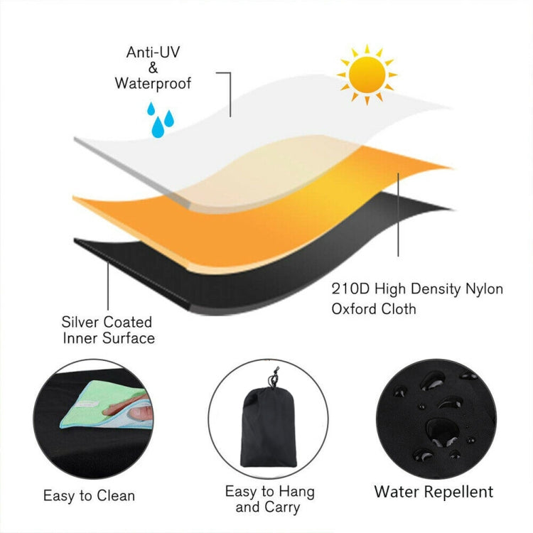 210D Oxford Cloth Waterproof Sunscreen Scooter Tractor Car Cover, Size: L - Raincoat by PMC TechLife | Online Shopping South Africa | PMC TechLife | Buy Now Pay Later Mobicred