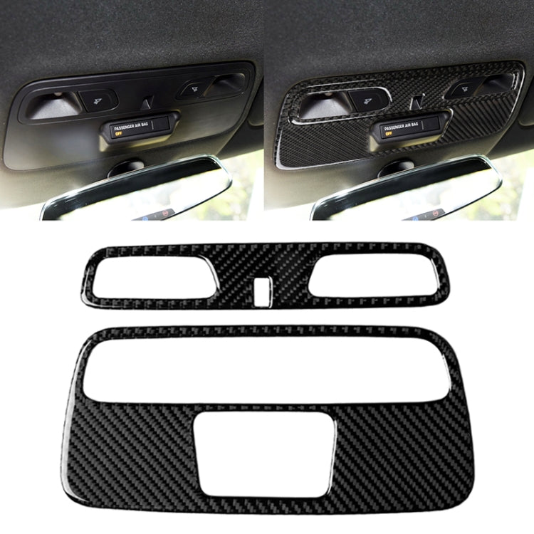 2 in 1 Car Carbon Fiber Dome Light Panel Decorative Sticker for Chevrolet Camaro 2016 - Car Interior Mouldings by PMC TechLife | Online Shopping South Africa | PMC TechLife | Buy Now Pay Later Mobicred