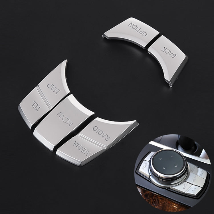 Multi-function Knob Modified IDRIVE Button Decorative Sticker for BMW 1 2 3 5 Series X1 X3 X5 X6 - Car Interior Mouldings by PMC TechLife | Online Shopping South Africa | PMC TechLife | Buy Now Pay Later Mobicred