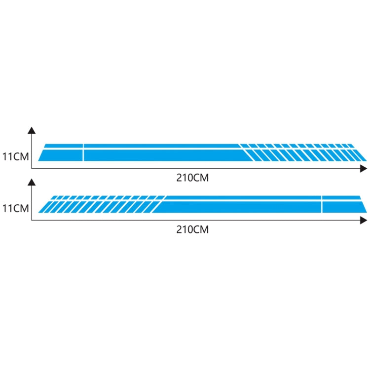 Car Styling Stripe PVC Sticker Auto Decorative Sticker (Blue) - free shipping - PMC TechLife - Order now!