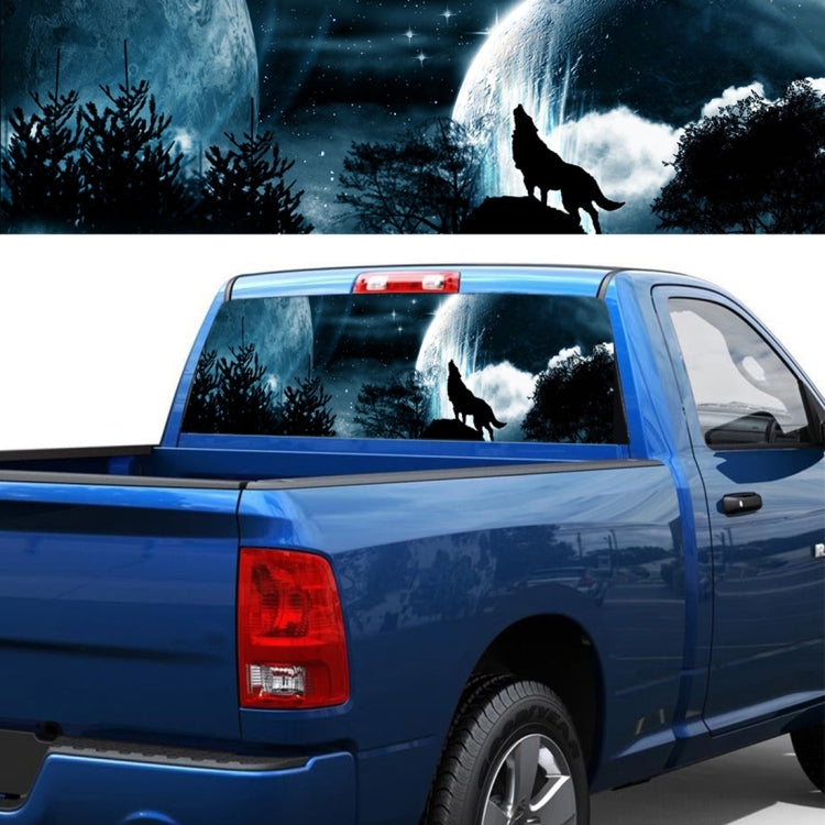 Wolverine Pattern Horror Series Car Rear Window Decorative Sticker, Size: 135 x 36cm - Decorative Sticker by PMC TechLife | Online Shopping South Africa | PMC TechLife | Buy Now Pay Later Mobicred