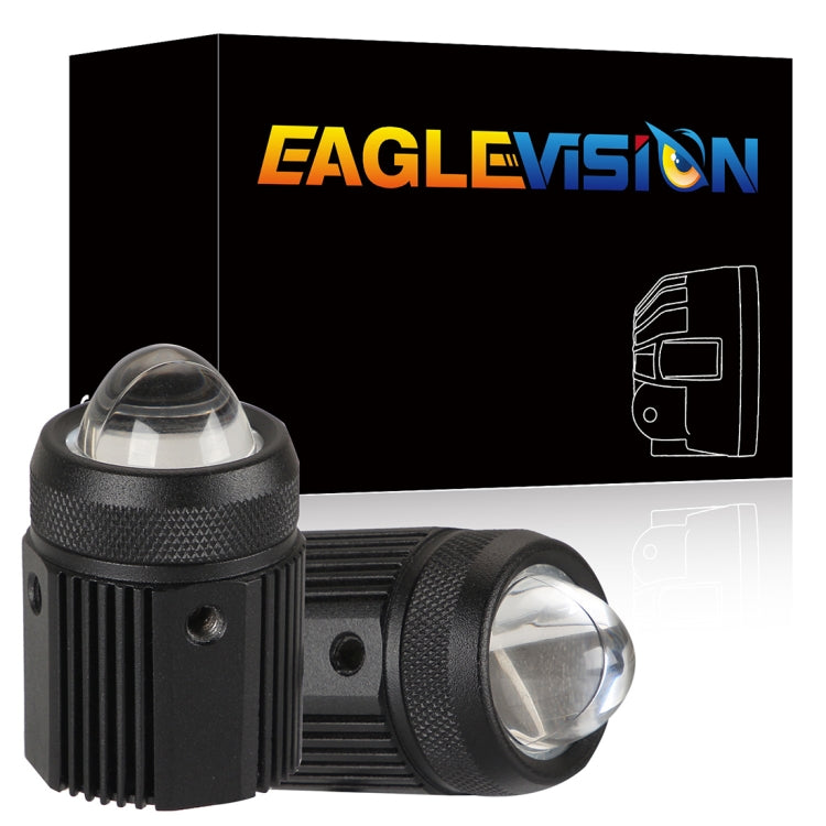 2 PCS DC9-36V / 20W / 6000K / 3000K / 2000LM Motorcycles Double Color Headlights / Fog Light - Headlights by PMC TechLife | Online Shopping South Africa | PMC TechLife | Buy Now Pay Later Mobicred