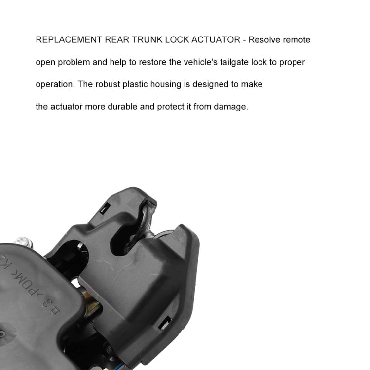 TLA016 Tailgate Latch Lock Actuator Motor Tail Gate Latch for Honda Accord (Black) - Car Switches by PMC TechLife | Online Shopping South Africa | PMC TechLife | Buy Now Pay Later Mobicred