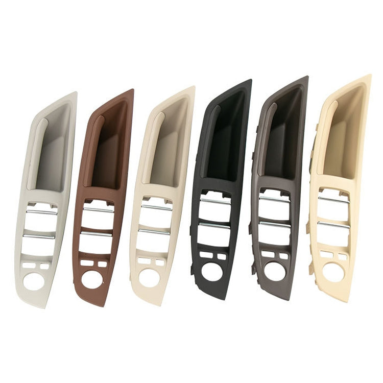 Car High Configuration Version Inside Doors Handle Pull Trim Cover 5141 7225 873 for BMW F10 F18, Left Driving (Grey) - Door Handles by PMC TechLife | Online Shopping South Africa | PMC TechLife | Buy Now Pay Later Mobicred