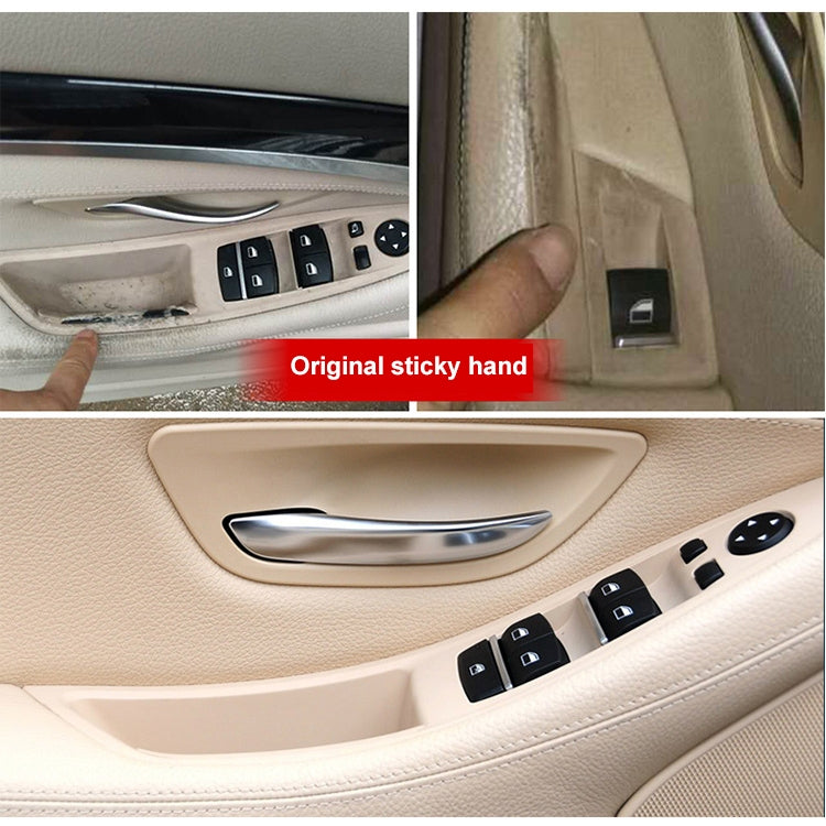 Car Imported Version Inside Doors Handle Pull Trim Cover 5141 7225 873 for BMW F10 F18, Left Driving (Grey) - Door Handles by PMC Jewellery | Online Shopping South Africa | PMC Jewellery