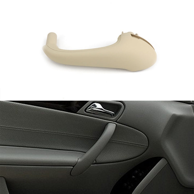 Car Rear Left Inside Doors Handle Pull Trim Cover for Mercedes-Benz C-class W203 -2007, Left Driving (Beige) - Door Handles by PMC Jewellery | Online Shopping South Africa | PMC Jewellery | Buy Now Pay Later Mobicred