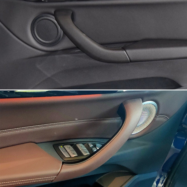 Car Left Side Inside Doors Handle Pull Trim Cover 51417417513 for BMW X1 2016-, Left Driving (Beige White) - Door Handles by PMC TechLife | Online Shopping South Africa | PMC TechLife | Buy Now Pay Later Mobicred