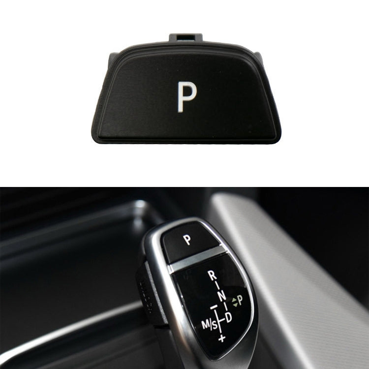Car Gear Lever Auto Parking Button Letter P Cap for BMW X5 X6 2013-, Left Driving (Black) - Car Switches by PMC Jewellery | Online Shopping South Africa | PMC Jewellery | Buy Now Pay Later Mobicred