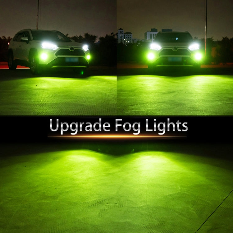 1 Pair H7 DC12V 7.8W Car LED Fog Light (Lime Green) - Fog / Driving Lights by PMC Jewellery | Online Shopping South Africa | PMC Jewellery | Buy Now Pay Later Mobicred