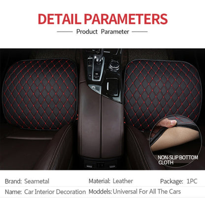 Car Seat Cushion Universal Simple Seat Cover Anti-slip Mat Auto Accessories (Black White) - Seat Accessories by PMC Jewellery | Online Shopping South Africa | PMC Jewellery | Buy Now Pay Later Mobicred