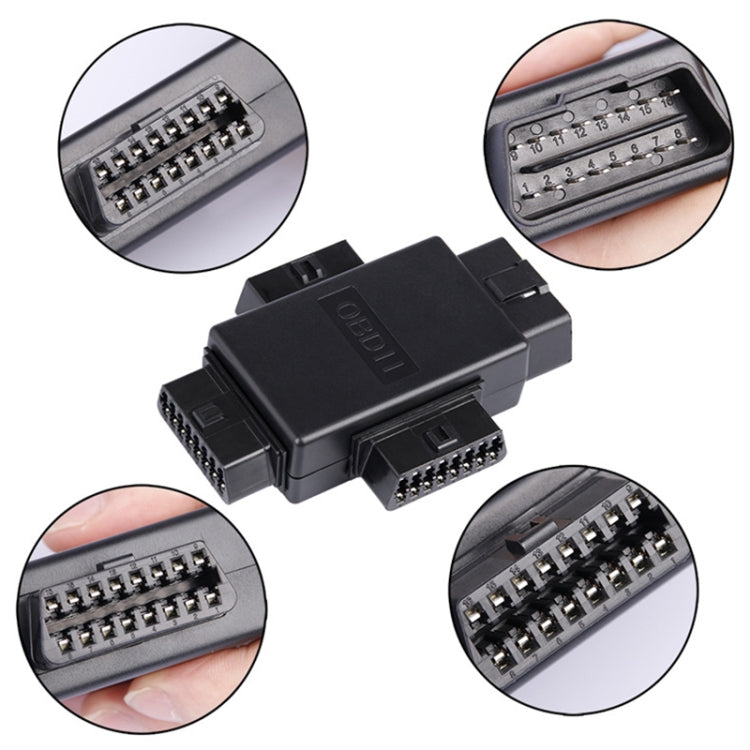 16PIN Car OBD Diagnostic Extended Plug OBD2 Splitter - Cables & Connectors by PMC TechLife | Online Shopping South Africa | PMC TechLife | Buy Now Pay Later Mobicred