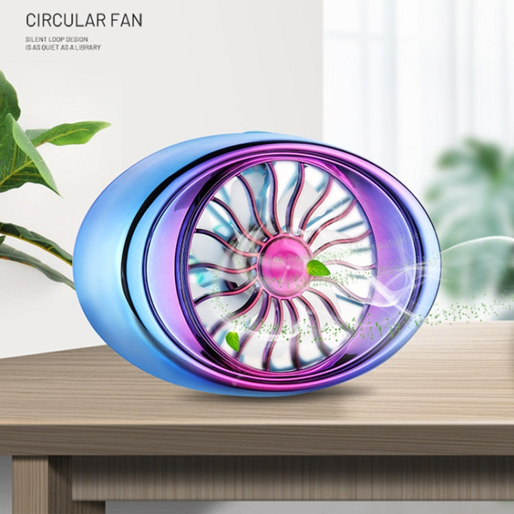 Car Vent Fan Multi-function USB Interface LED Lamp Portable Fan - Heating & Fans by PMC TechLife | Online Shopping South Africa | PMC TechLife | Buy Now Pay Later Mobicred