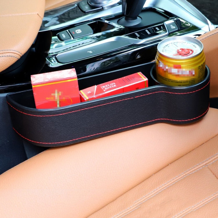 2 PCS Car Multi-functional Console Box Cup Holder Seat Gap Side Storage Box (Black) - Stowing Tidying by PMC TechLife | Online Shopping South Africa | PMC TechLife | Buy Now Pay Later Mobicred