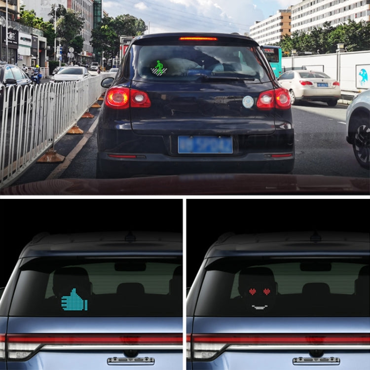 EM01 Car Bluetooth Intelligent LED Expression Sticker Emoticons APP Manual Control - Others by PMC Jewellery | Online Shopping South Africa | PMC Jewellery | Buy Now Pay Later Mobicred