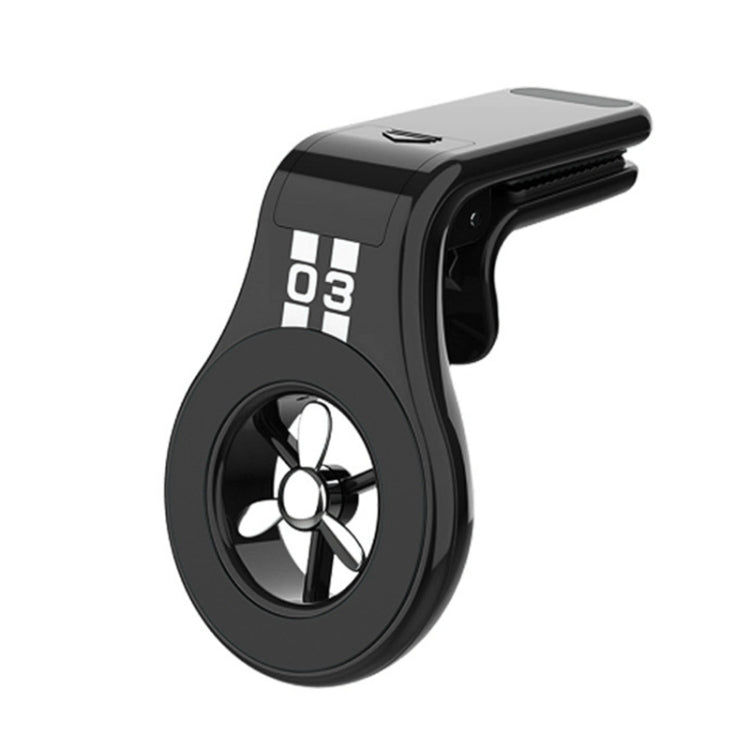 Car Air Outlet Strong Magnetic Suction Sticky Bracket with Aromatherapy (Black) - Car Holders by PMC Jewellery | Online Shopping South Africa | PMC Jewellery | Buy Now Pay Later Mobicred