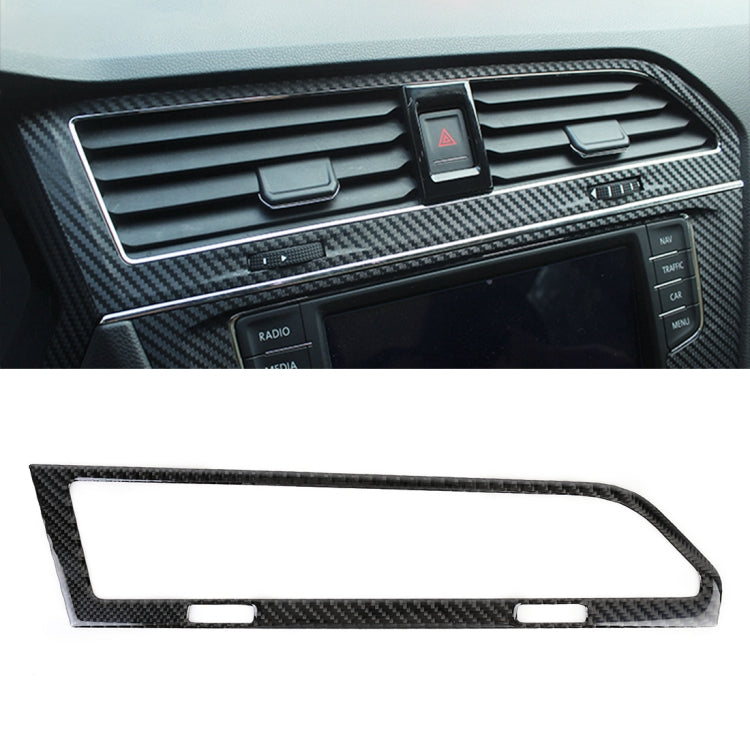 Car Carbon Fiber Central Control Air Outlet Frame Decorative Sticker for Volkswagen Tiguan L - Car Interior Mouldings by PMC Jewellery | Online Shopping South Africa | PMC Jewellery | Buy Now Pay Later Mobicred