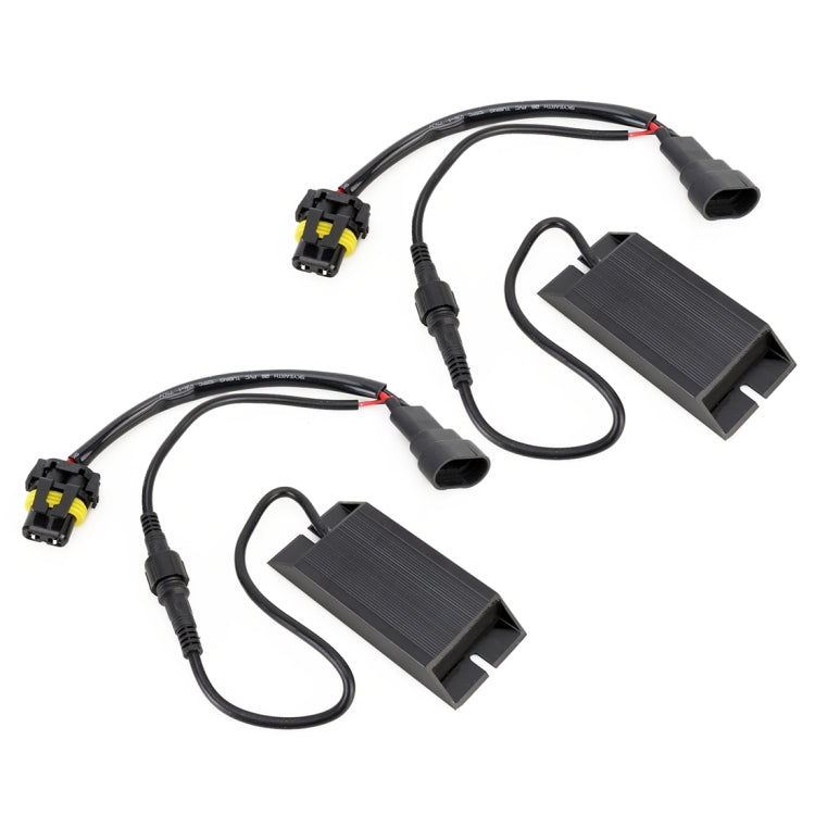 2 PCS 9006 / 9005 / 9012 DC12V 50W 6 Ohms Fog Light Split Dual Resistance Decoder - Headlight Ballast by PMC Jewellery | Online Shopping South Africa | PMC Jewellery | Buy Now Pay Later Mobicred