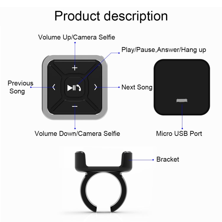 BT009 Car Bluetooth Hands-Free Controller - Bluetooth Car Kits by PMC TechLife | Online Shopping South Africa | PMC TechLife | Buy Now Pay Later Mobicred
