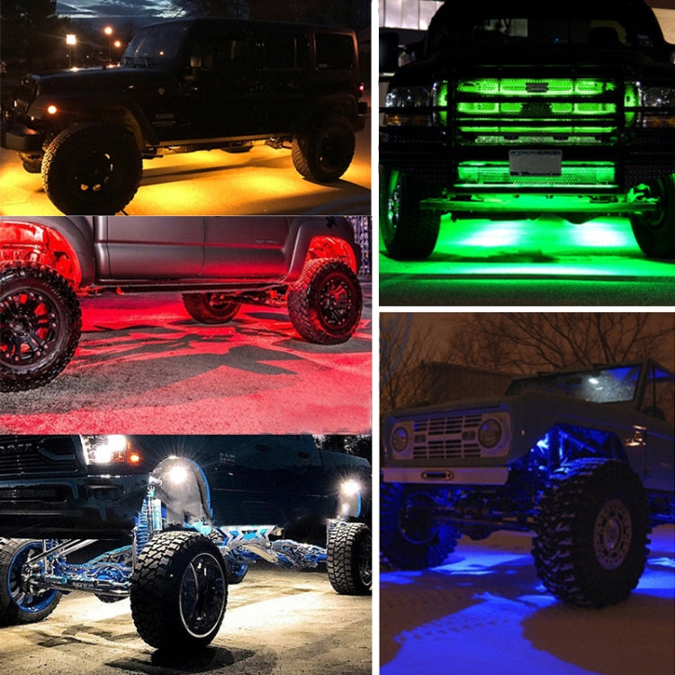 18W DC 12-24V 1.2A LED Double Row Car Bottom Light / Chassis Light / Yacht Deck Atmosphere Light (White Light) - free shipping - PMC TechLife - Order now!
