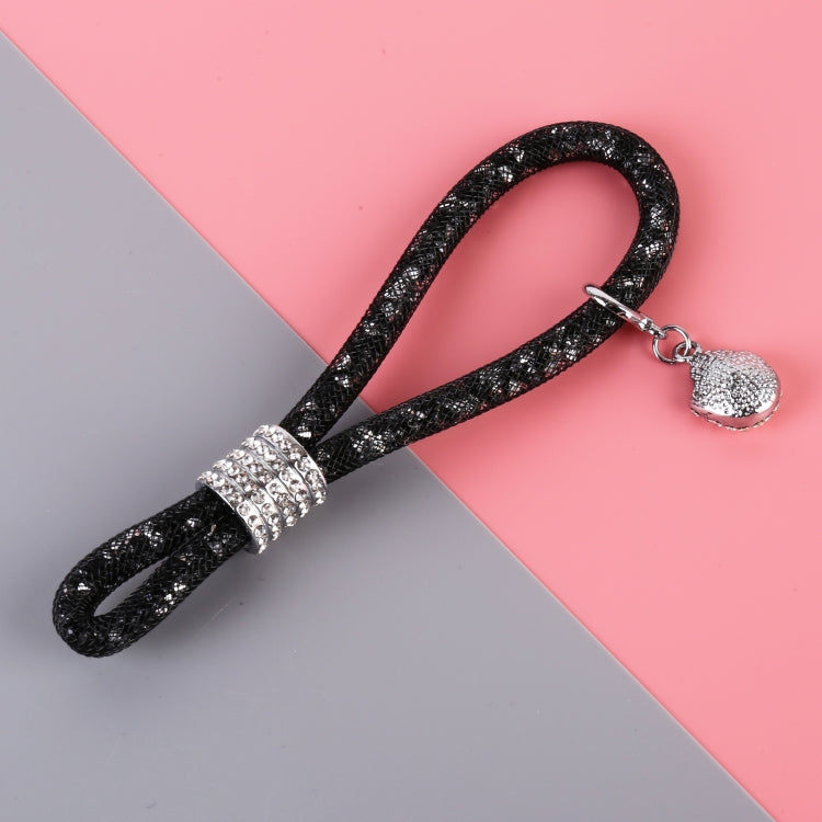 Car Diamond Metal + Plastic Keychain (Black) - Key Rings by PMC Jewellery | Online Shopping South Africa | PMC Jewellery