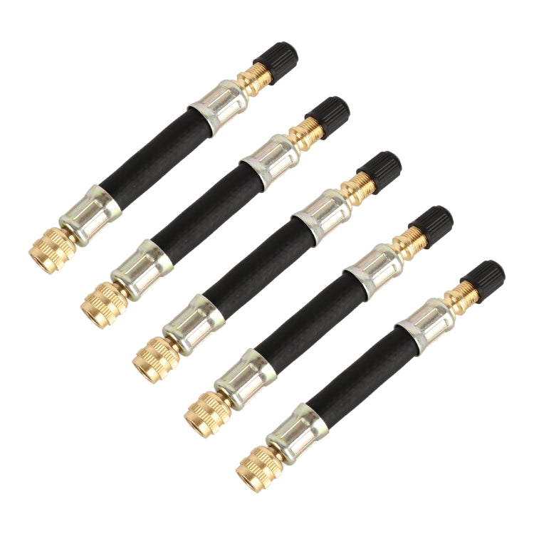 5 PCS Car Vacuum Valve Inflatable Extension Tube, Length: 100mm - Tire Valve Caps by PMC Jewellery | Online Shopping South Africa | PMC Jewellery | Buy Now Pay Later Mobicred