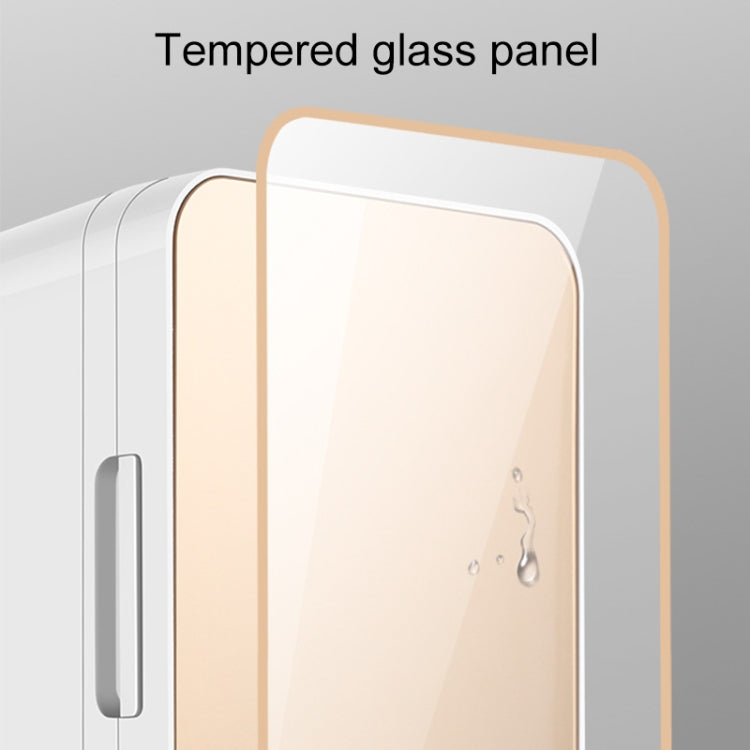 8L 37-48W Car / Home Mini Refrigerator, EU Plug(Pink) - Refrigerators by PMC TechLife | Online Shopping South Africa | PMC TechLife | Buy Now Pay Later Mobicred