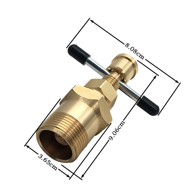 ZK-020 Car 15mm & 22mm Olive Remove Puller Solid Brass Copper Pipe Fitting - Hand Tool Sets by PMC Jewellery | Online Shopping South Africa | PMC Jewellery | Buy Now Pay Later Mobicred