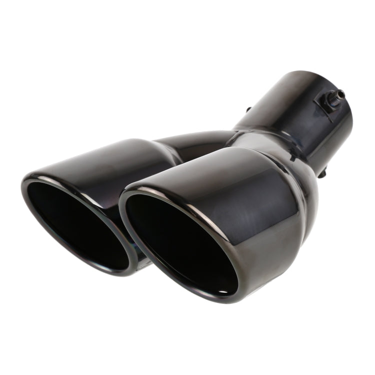 Universal Car Styling Stainless Steel Elbow Exhaust Tail Muffler Tip Pipe, Inside Diameter: 6cm (Grey) - Exhaust Pipes by PMC Jewellery | Online Shopping South Africa | PMC Jewellery | Buy Now Pay Later Mobicred