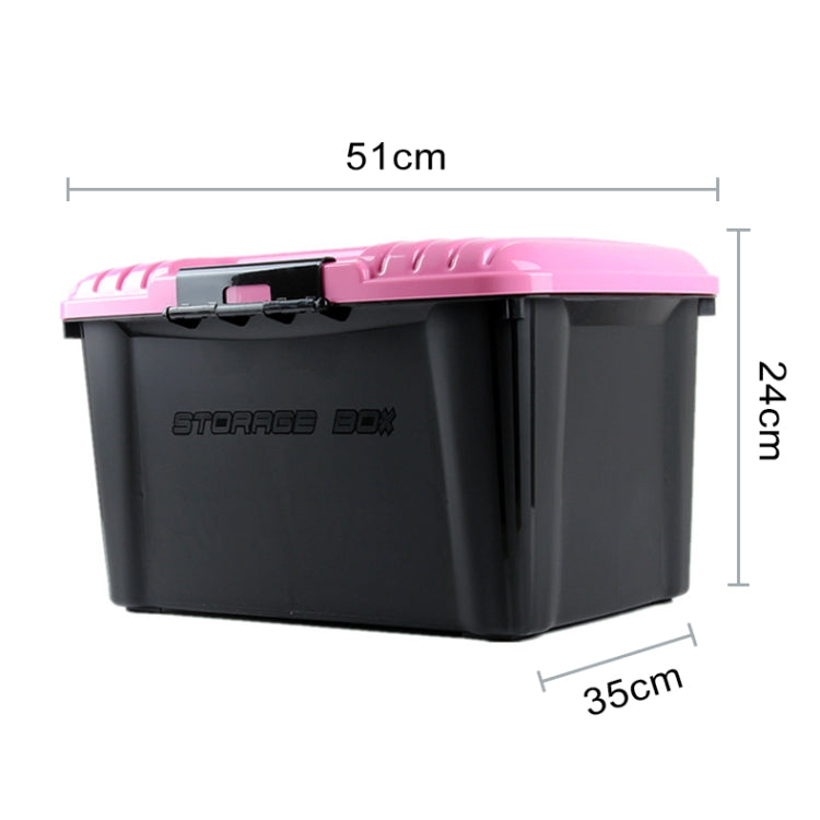 3R-2001 Car / Household Storage Box Sealed Box, Capacity: 30L (Pink) - Stowing Tidying by 3R | Online Shopping South Africa | PMC Jewellery | Buy Now Pay Later Mobicred